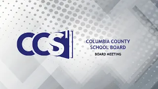 Columbia County School Board Meeting - March 12, 2024