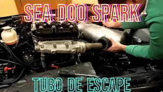 Como desmontar el tubo de escape de la moto de agua | Sea Doo Spark Mantenimiento