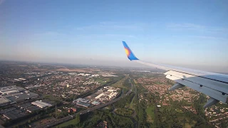 Approach, Landing and taxi to gate Birmingham BHX