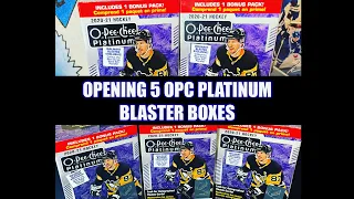 OPENING 5 WALMART BLASTERS of 2020-21 O-PEE-CHEE PLATINUM!