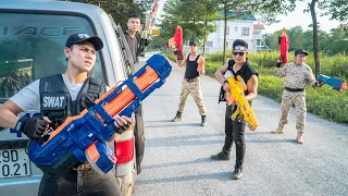 LTT Game Nerf War : Warriors SEAL X Nerf Guns Fight Mr Zero Scazy Attack Transporter of TREASURES