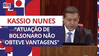 Kassio Nunes: “Atuação de Jair Bolsonaro não obteve vantagens”