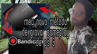 como gravar gameplay de PS 3 pelo bandicam com placa de capitura