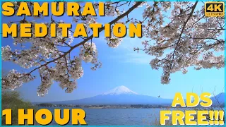 SAMURAI MEDITATION - 1 HOUR - JAPANESE MUSIC FOR MEDITATION - THE LAST SAMURAI ASMR - 4K
