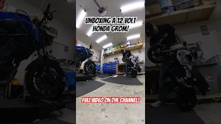 Unboxing a 12 volt Honda Grom! #motorcycle #christmas #unboxing