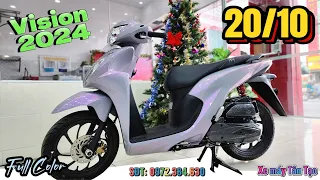 20/10 mua Honda Vision 2024 tặng 1 NỬA THẾ GIỚI ▶️ Từ 32-38 triệu 1 em Honda Vision 2024 🔴 TOP 5