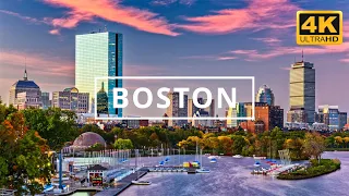 Boston, USA 🇺🇸 | 4K Drone Footage