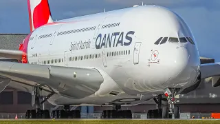 30 LOUD TAKEOFFS in 25 MINUTES | A380 A350 B747 B777 | Melbourne Airport Plane Spotting