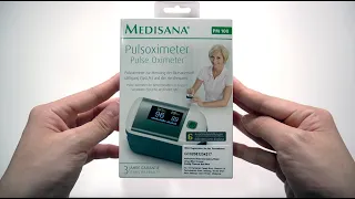 medisana PM 100 Pulse oximeter Unboxing