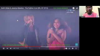 Jessica Mauboy & Keith Urban - The Fighter (Live/NRL GF 2016) Reaction #jessicamauboy #keithurban