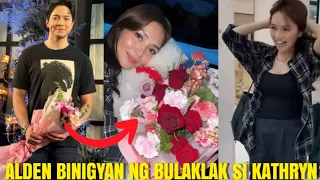 Alden Richards BINIGYAN ng BULAKLAK si Kathryn Bernardo • KathDen Latest Update Today