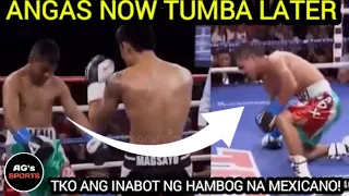 HAMBOG na Mexican Boxer TKO ang Inabot sa PINOY!