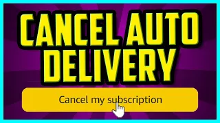 Amazon How To Cancel Auto Delivery. How To Cancel Auto Delivery Monthly On Amazon Subscribe & Save.