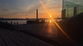 time lapse liverpool sunset 5-5-24