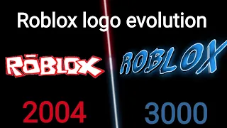 Roblox logo evolution 2004 - 3000