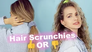 I Tried Wearing Hair Scrunchies for A Week! - KayleyMelissa