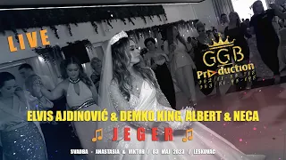 ELVIS AJDINOVIĆ & DEMKO KING, ALBERT & NECA ♫ JEGER ♫ LIVE ©2023 (G.G.B PRODUCTION 4K)