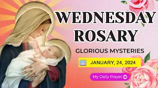 HOLY ROSARY PRAYER: GLORIOUS MYSTERIES 🟡 JANUARY 24  2024🌹MY DAILY PRAYER🌹FOR HEALING MIRACLE