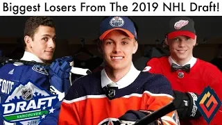 Biggest Losers From The 2019 NHL Draft! (Hockey Prospects Jack Hughes/Kaapo Kakko Rankings 2019)