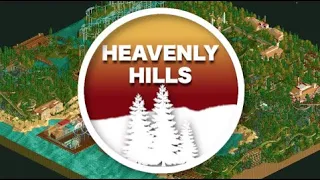 Rollercoaster Tycoon 2 | Heavenly Hills Park Build [Part 10] | River Rapids and 2 Red Coasters