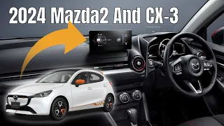 2024 Mazda2 And CX-3 Has Larger Infotainment In Japan