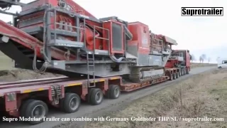 Germany Original Goldhofer Drop Deck Bed