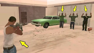 Kill all antagonists in mission "The Green Sabre" in GTA San Andreas