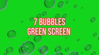 7 Bubbles Effect Green Screen HD || By Green Pedia