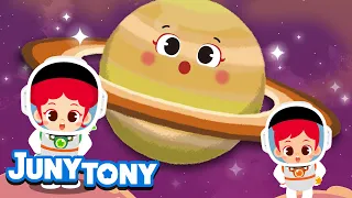 Saturno | Planeta con Anillos | Canción de Planetas para Niños | JunyTony en español