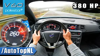 380HP VOLVO V60 Polestar | TOP SPEED on AUTOBAHN [NO SPEED LIMIT] by AutoTopNL