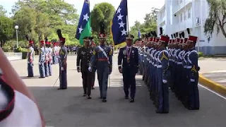 Philippine Military Academy Arrival Honors. Trooping The Line