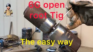 6G tube (pipe) test (tig root the easy way)how to weld pipe