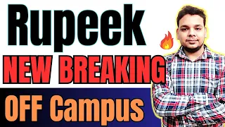 Rupeek Biggest Hiring Update | OFF Campus Drive For 2024 , 2023 , 2022 Batch Hiring | Fresher Jobs