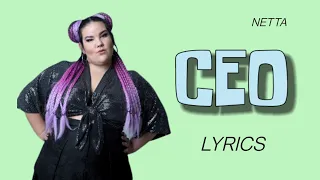 NETTA - CEO ( LYRICS )