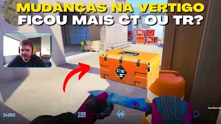 Gaules Analisando NOVA ATUALIZAÇÃO do CS 2 - Mudanças na Vertido e Aluguel de Skins