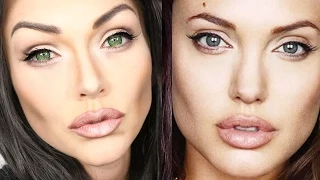 Angelina Jolie Makeup Transformation Tutorial