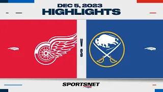 NHL Highlights | Red Wings vs. Sabres - December 5, 2023