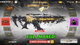 BUYING MYTHIC AK117 GRIM ENDING CODM | FULL GRIM ENDING MYTHIC DRAW CODM!