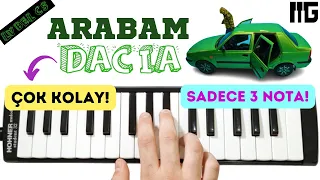 ARABAM DACIA 🚘 LVBEL C5 || Kolay Melodika Notaları