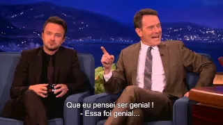 Bryan Cranston e Aaron Paul - Conan O'Brien - Legendado PT BR