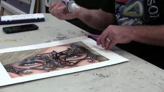 Time Lapse of a Commission, "Aber Eyes" by Scott Jacobs