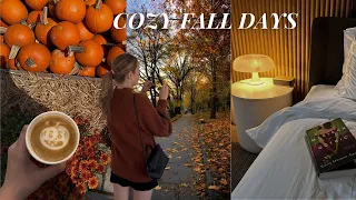 Cozy Autumn Days🕯️🍁 romanticizing fall, my October TBR,  fall baking & autumn getaway!