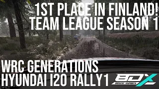 WRC Generations | 1st Place in Finland! | Hyundai i20 Rally1 | PS5 Gameplay | Team League Season 1