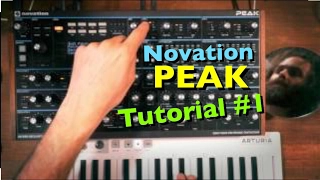 Novation Peak Sound Design Tutorial #1 (in 4k)