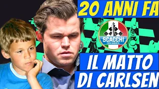 20 Anni Fa Il Micidiale Scacco Matto di Carlsen!