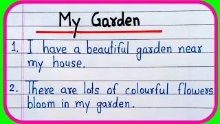 10 Lines On My Garden Essay In English | My Garden Essay | My Garden 10 Lines Essay