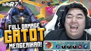 TUTOR7 GATOT MAGIC DAMAGE YANG TIDAK TERDUGA!!! | #TUTOR7 - GATOT KACA #R7 #RRQ #MLBB