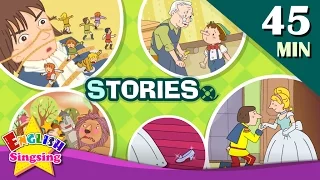 Cinderella, Snow White+More Kids Stories | Learn English for Kids | Collection of Easy Story