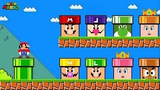 Mario DON’T FALL into The WRONG Custom Pipe All Character! | New Super Mario Bros Wii? | Ks Mario