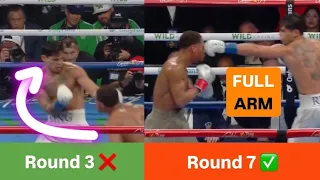 How Ryan Garcia knocked down Devin Haney ~ the GAME-CHANGING adjustment that he switched after R3 🧐